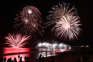 new years day fireworks in cromer