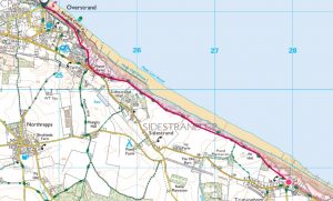 3b Trimingham to Overstrand linear 2.5 miles